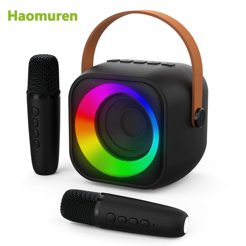 Kids Bluetooth karaoke microphone with built-in speaker