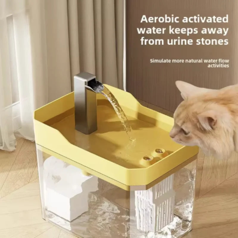 PureFlow auto-filter cat water fountain