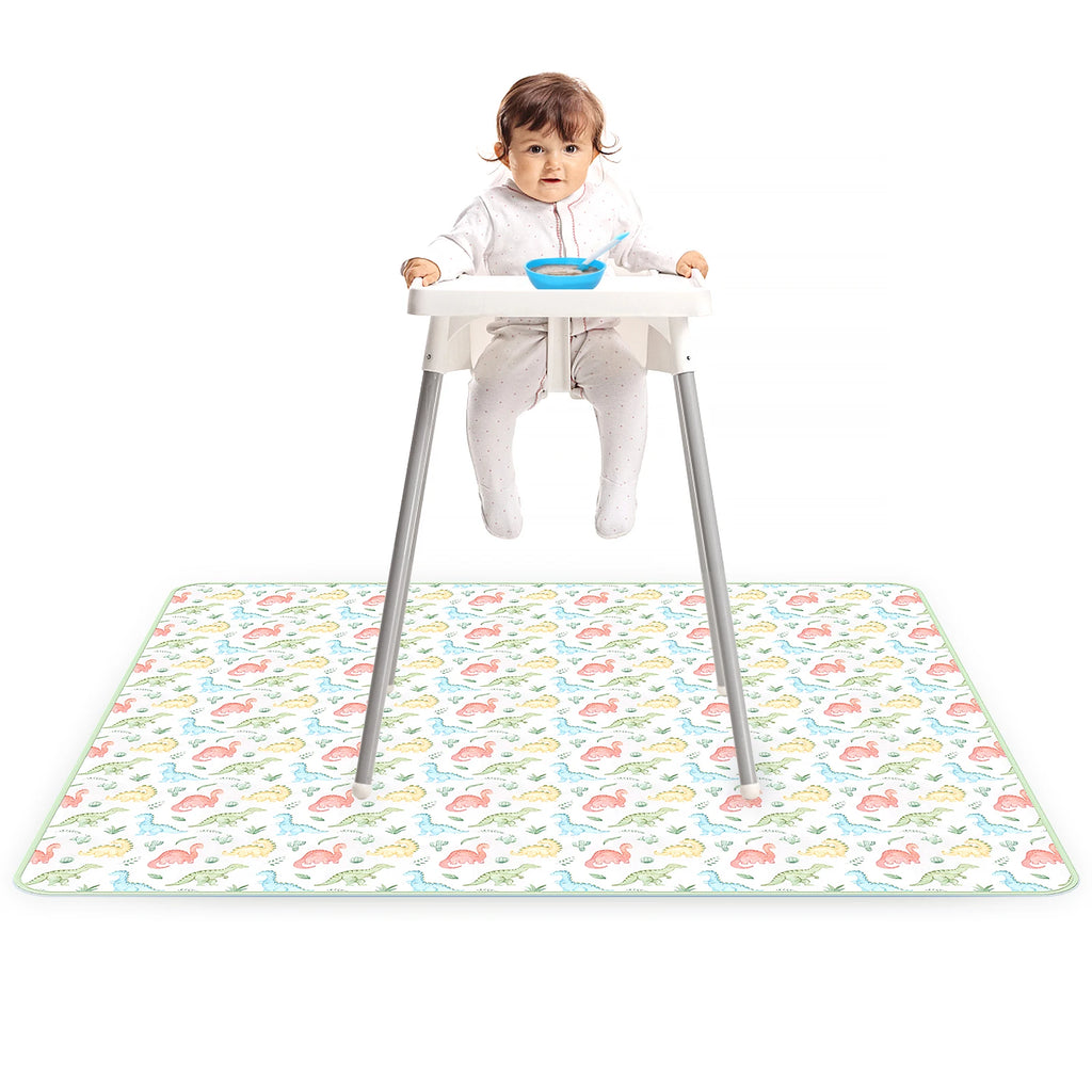 Waterproof baby highchair splash mat