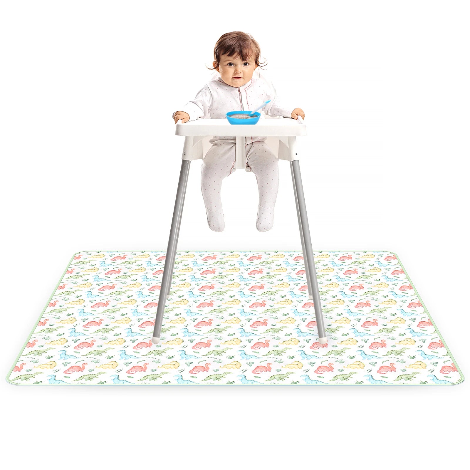 Waterproof baby highchair splash mat