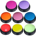 Recordable talking buttons for dogs and cats for communication training