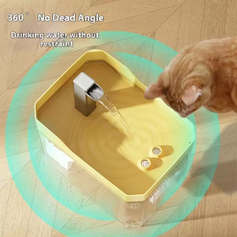 Pet water fountain filter system