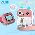 Kids instant print camera with thermal ink-free printing for little photographers